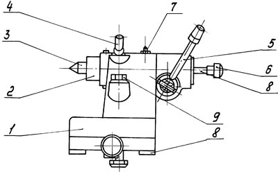 Рис.1.Схема бабки задней ВЗ-318.П3