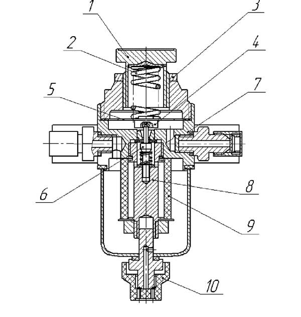 Регулятор давления чертеж