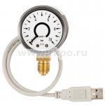 Манометр с трубкой Бурдона PGT10 USB